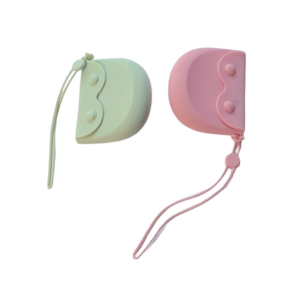 Silicone Denture Case With Lid, Portable Retainer Storage Pouch, Orthodontic set